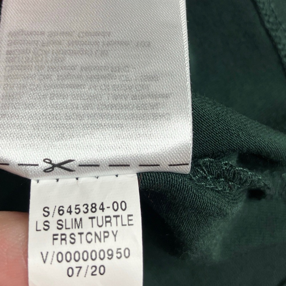Old Navy Turtleneck Top Womens XXL Slim Fit Green Long Sleeve Layering Stretch - Picture 7 of 12